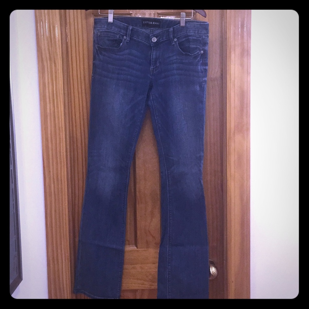 Express barely boot low rise jeans size 10Long
